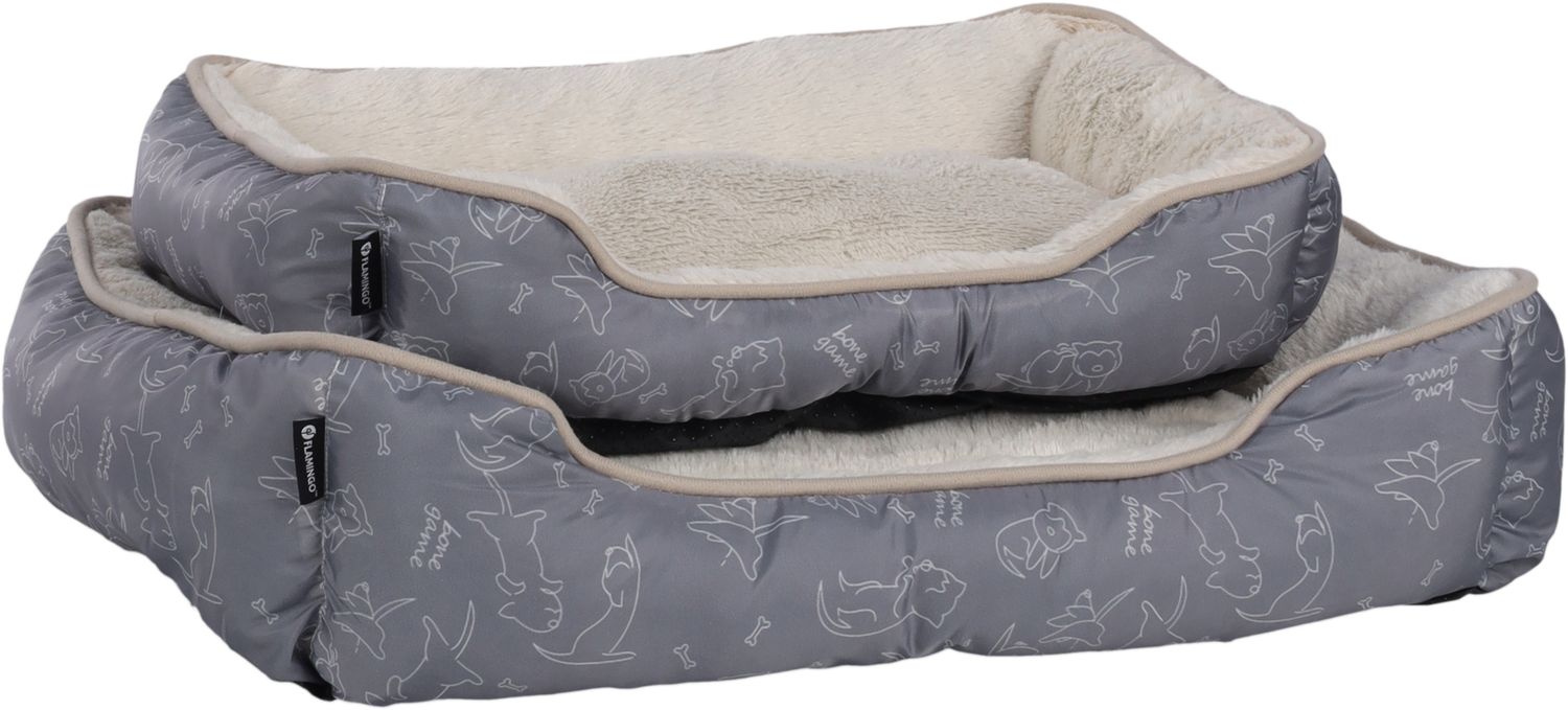 Flamingo Lilly Hondenmand Grijs