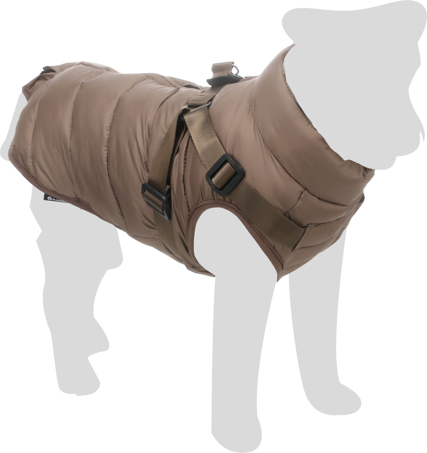 Flamingo Heros Winterjas Hond Bruin