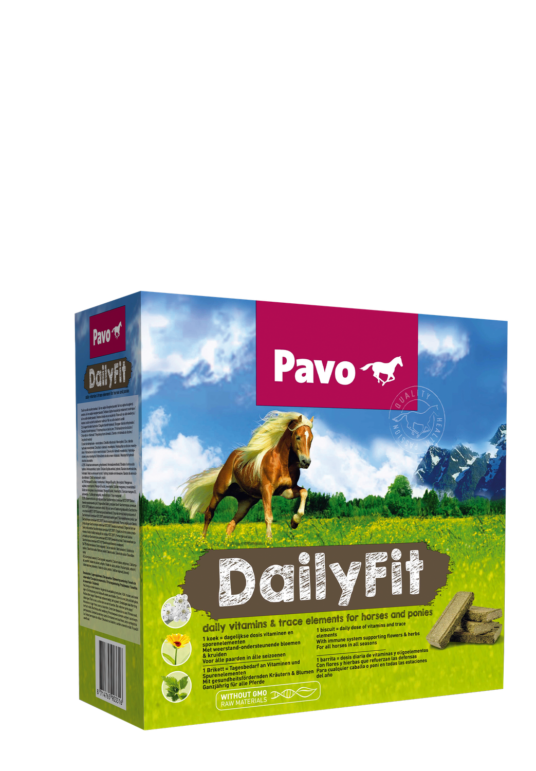 Pavo DailyFit Vitaminen- en Mineralenrepen voor Paarden