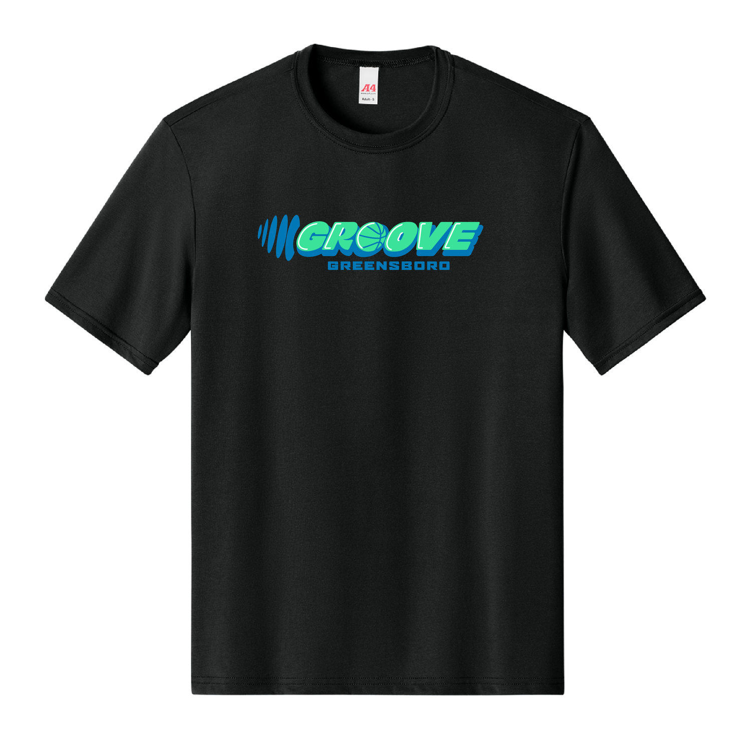 Black Performance Lockup Short Sleeve