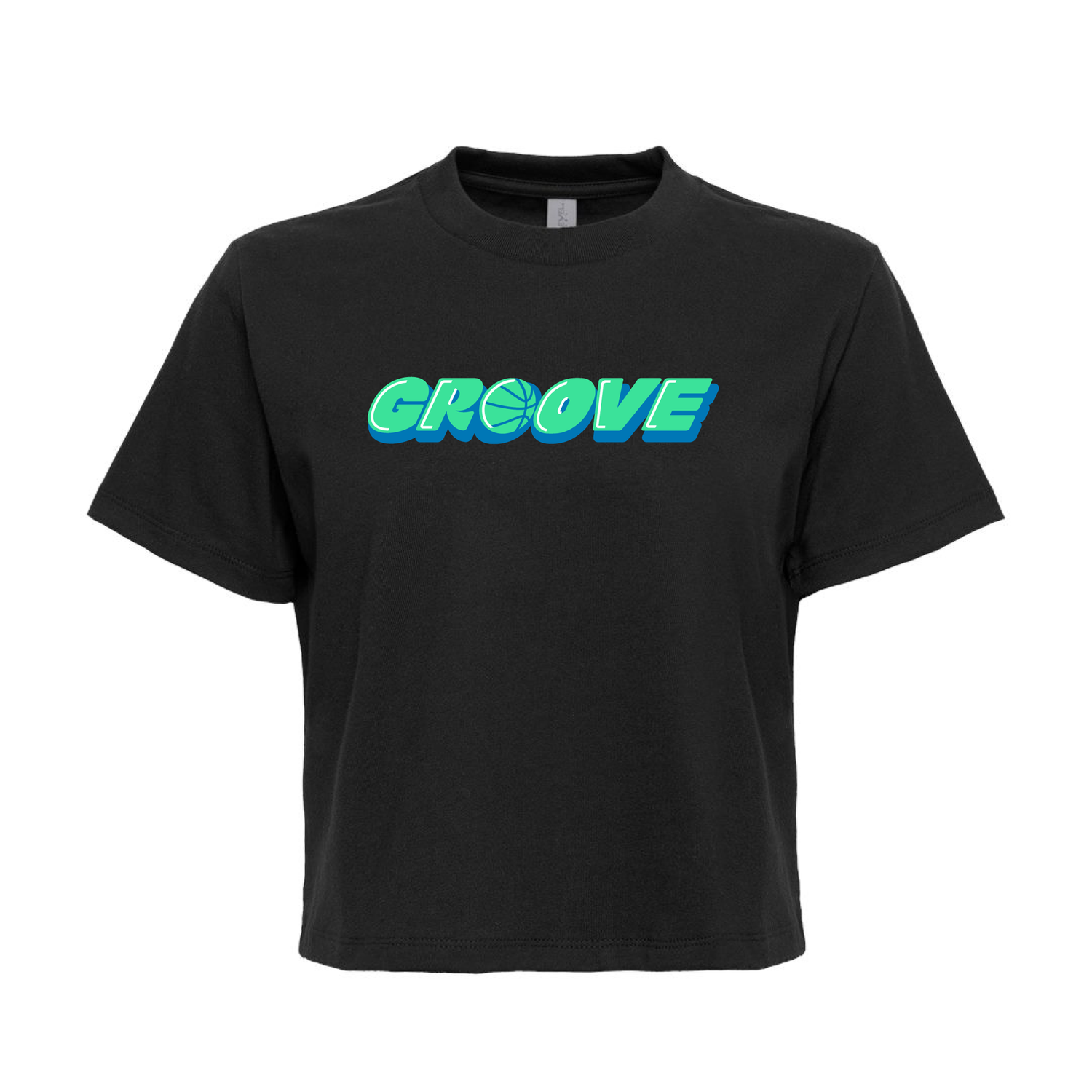 Women's Wordmark Boxy Tee Black