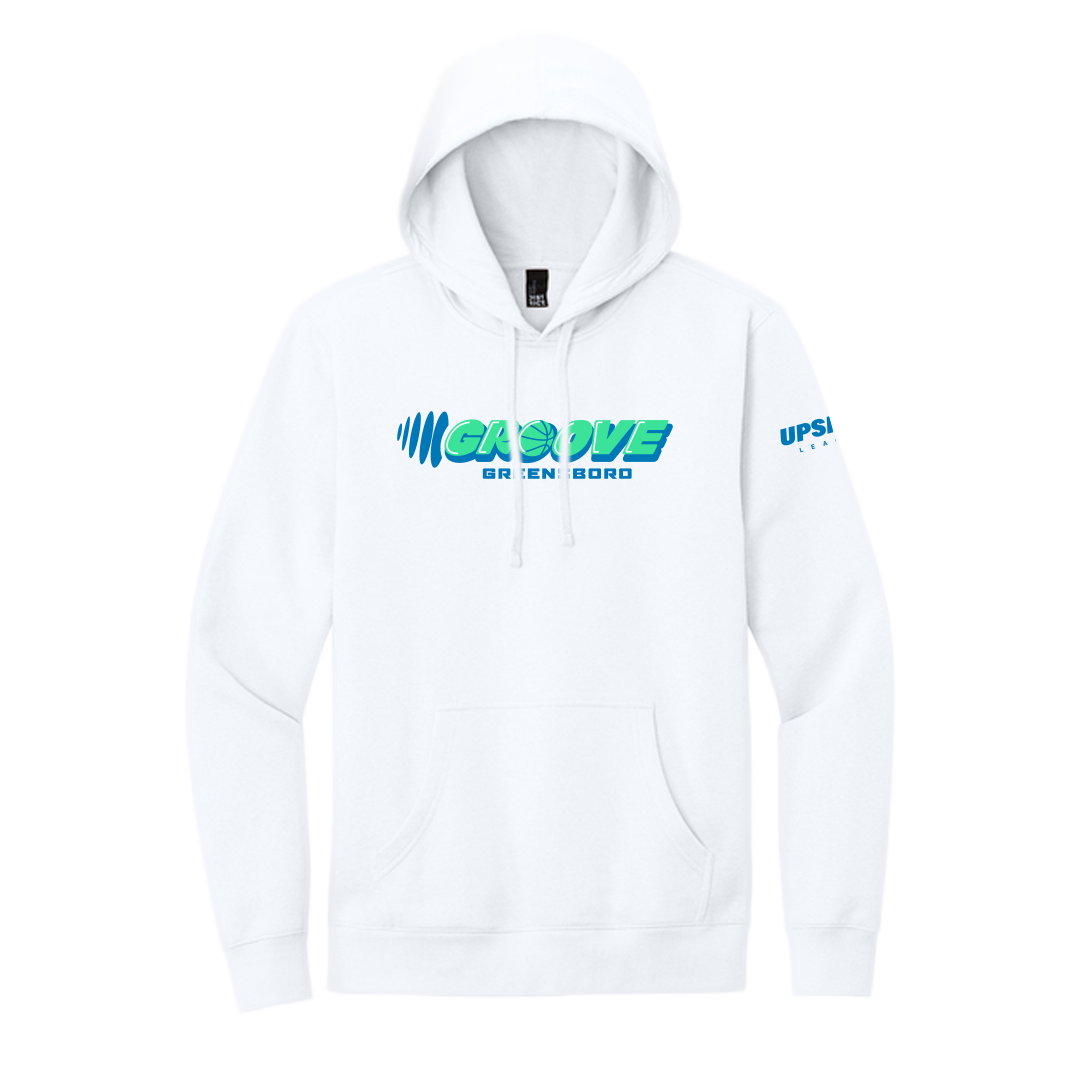 White Lockup Hoodie