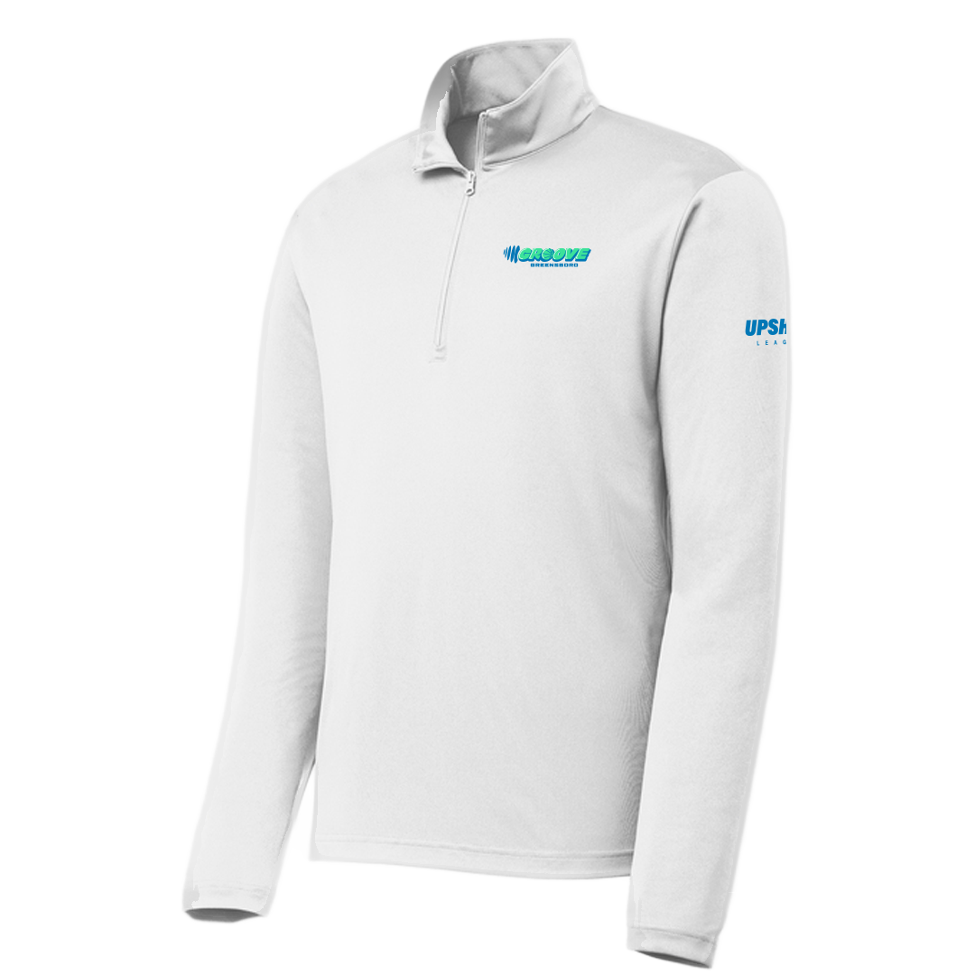Lockup Performance 1/4 Zip White