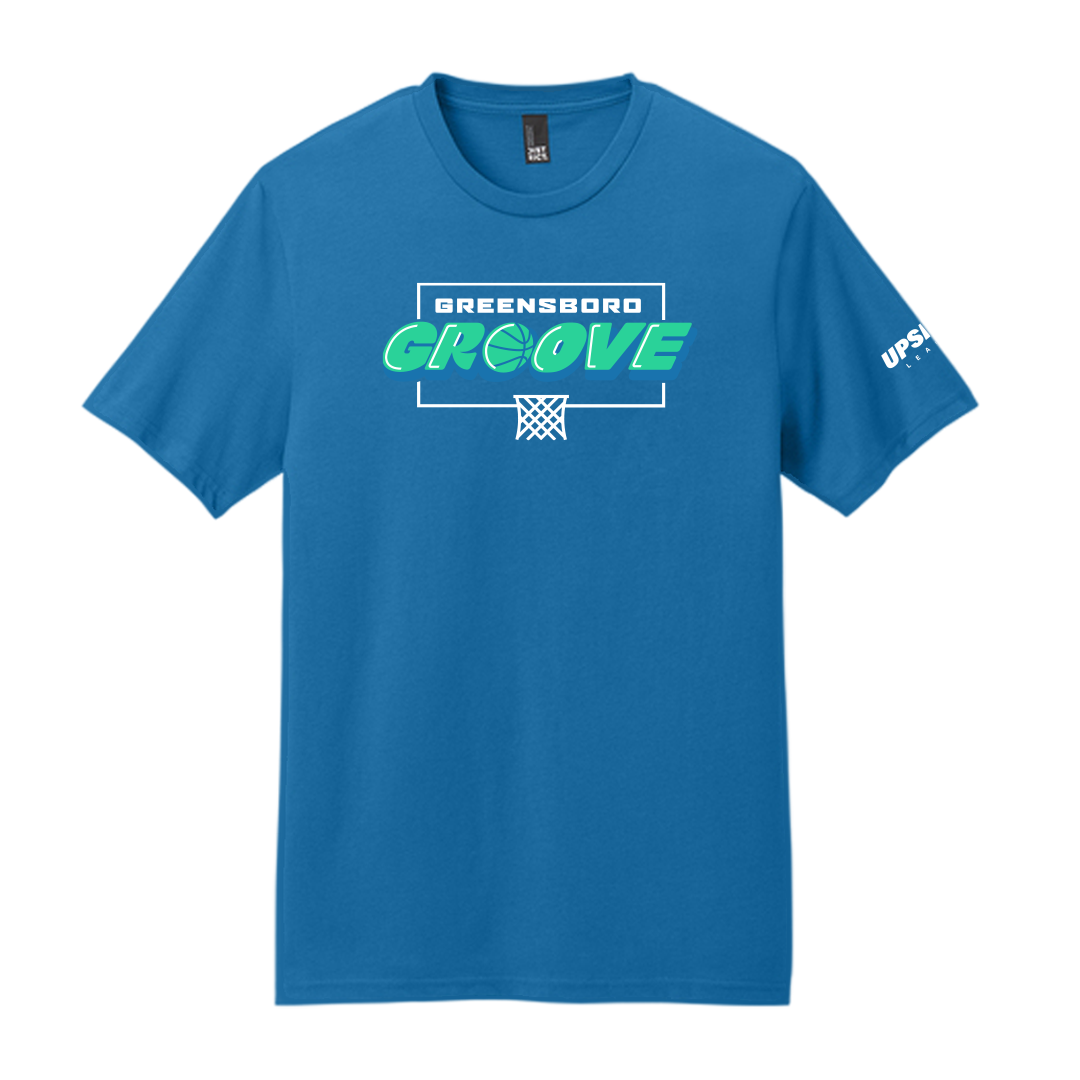 District Blue Backer Tee