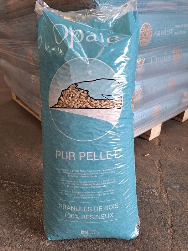 Palette (66 sacs) OPALE PELLET GRANULES BOIS (sac de 15 kgs) – Livrée