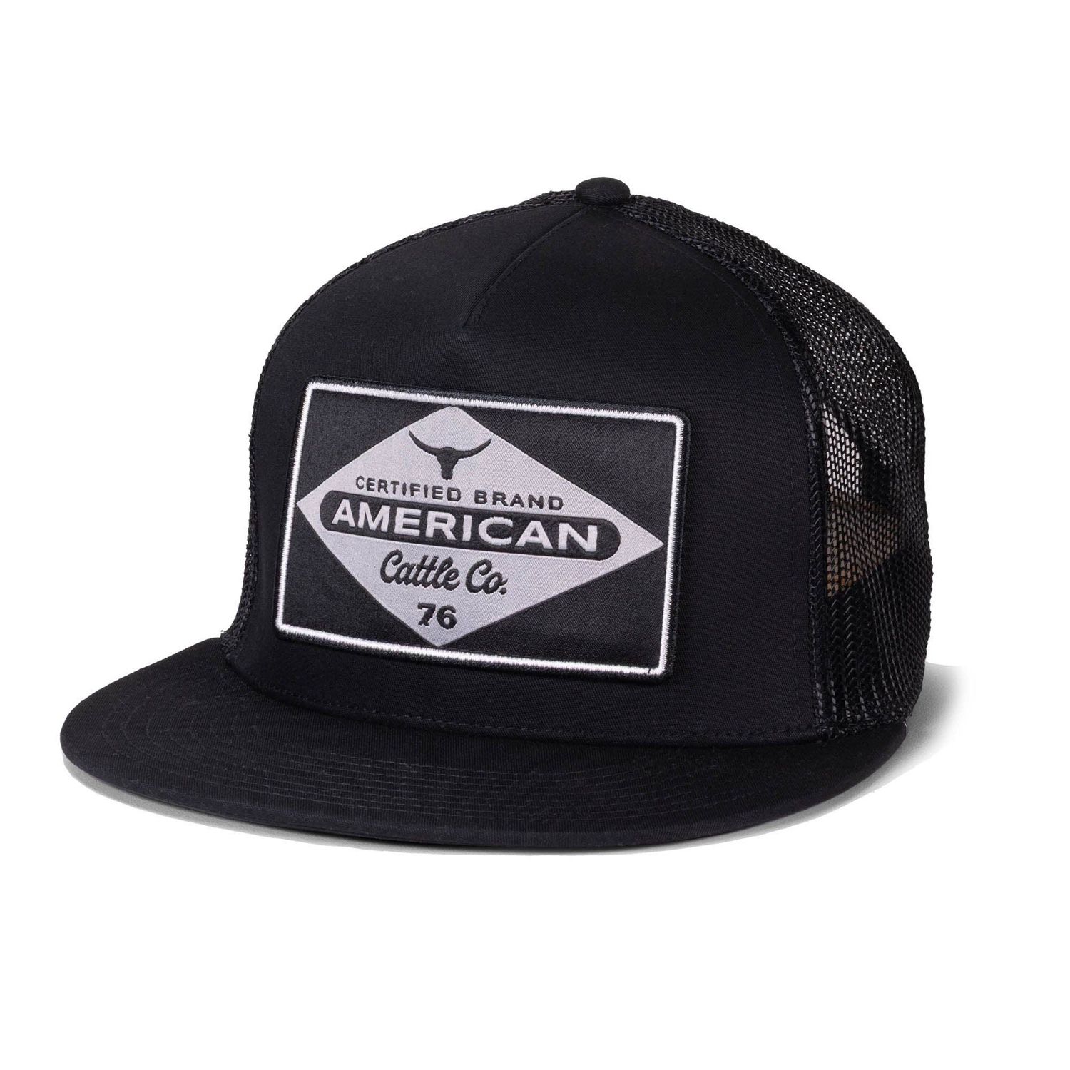 Billboard Hat-Flat: Black