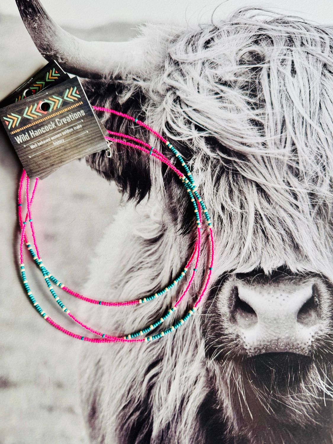 Beaded Choker/Neon Choker/Minimalism Choker/Layering