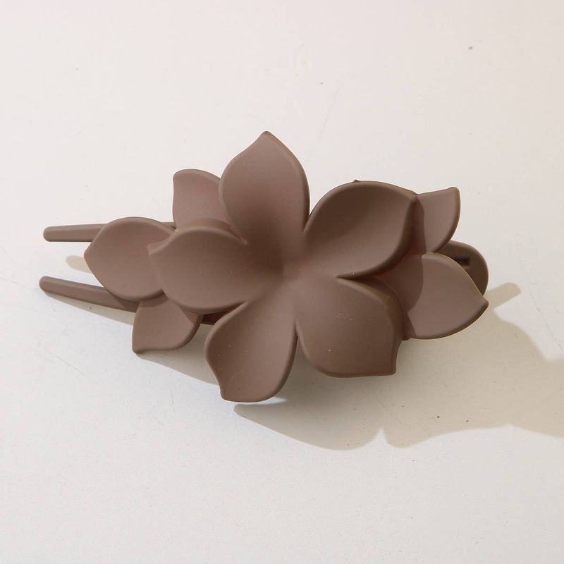 CWAHA07409_FLORAL DUCKBILL HAIR CLIP FOR WOMEN: TYPE3 / (OS) 1