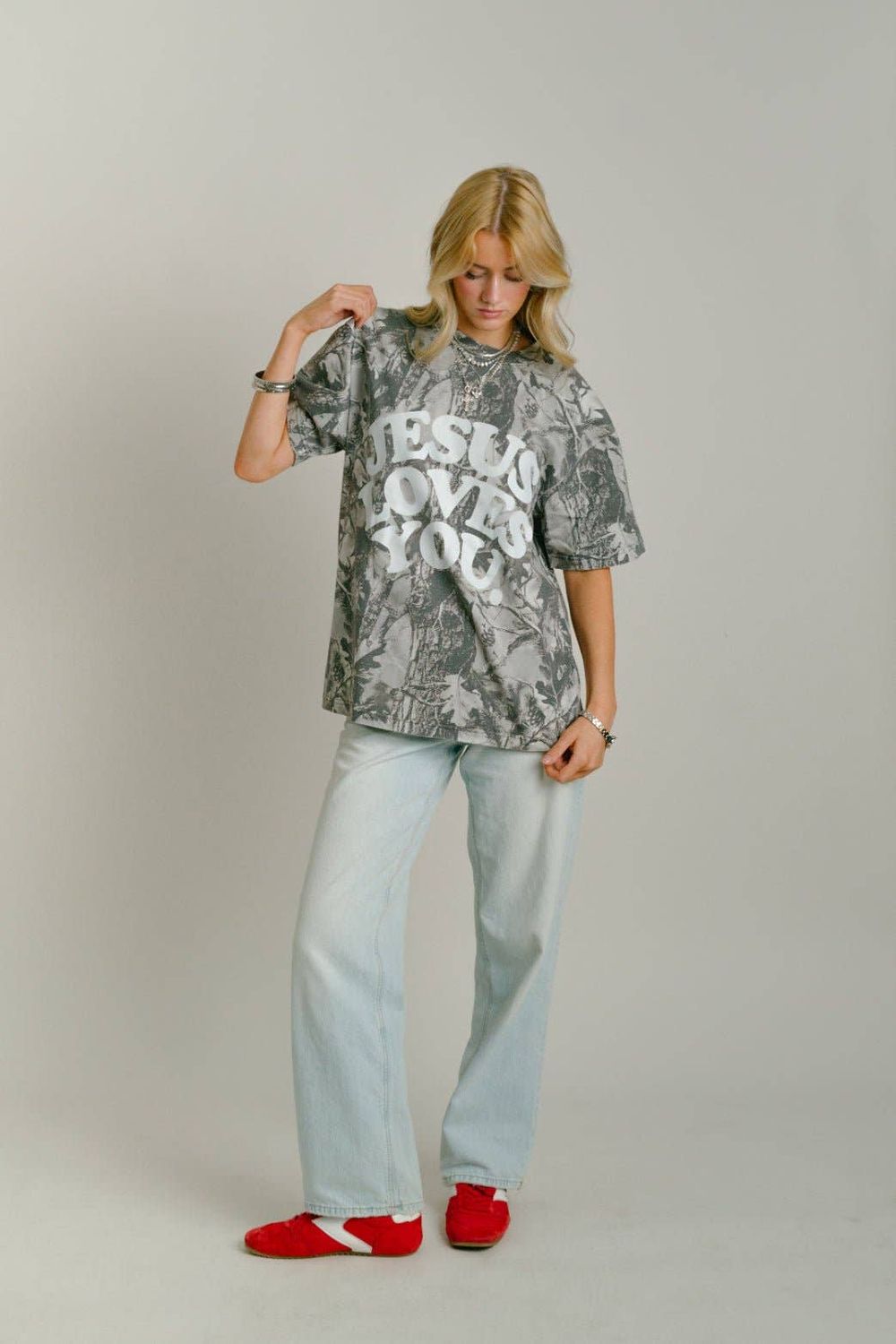 LMTD || Heavyweight "Midnight Oak" Camo Tee || Oversized, Size: Small