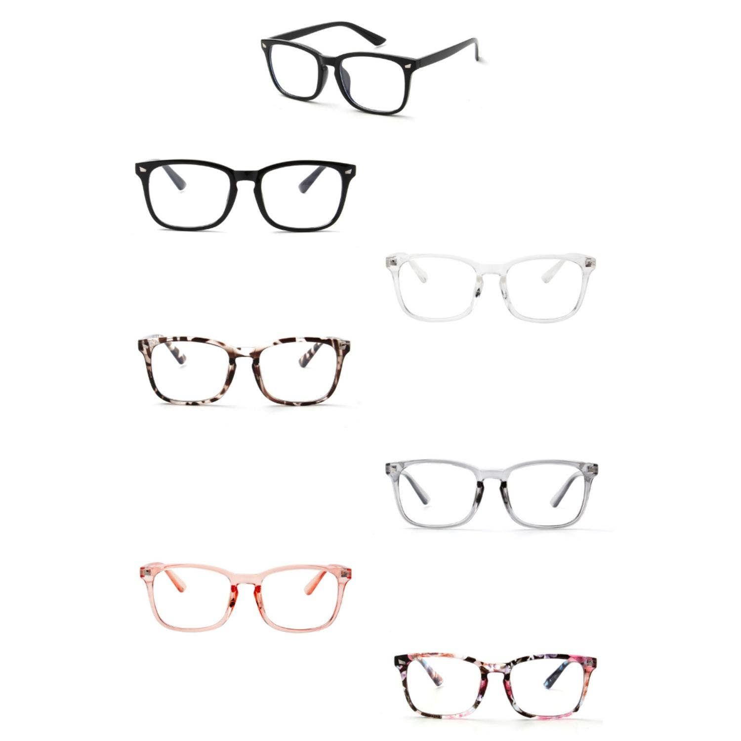 Classic Square Anti-Strain Blue Light Blocker Glasses
