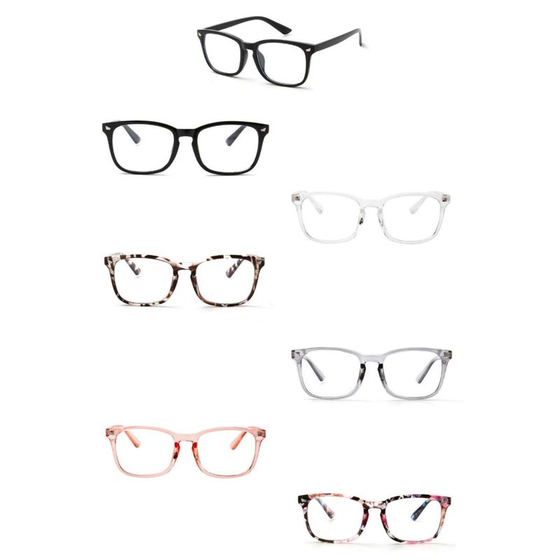 Classic Square Anti-Strain Blue Light Blocker Glasses