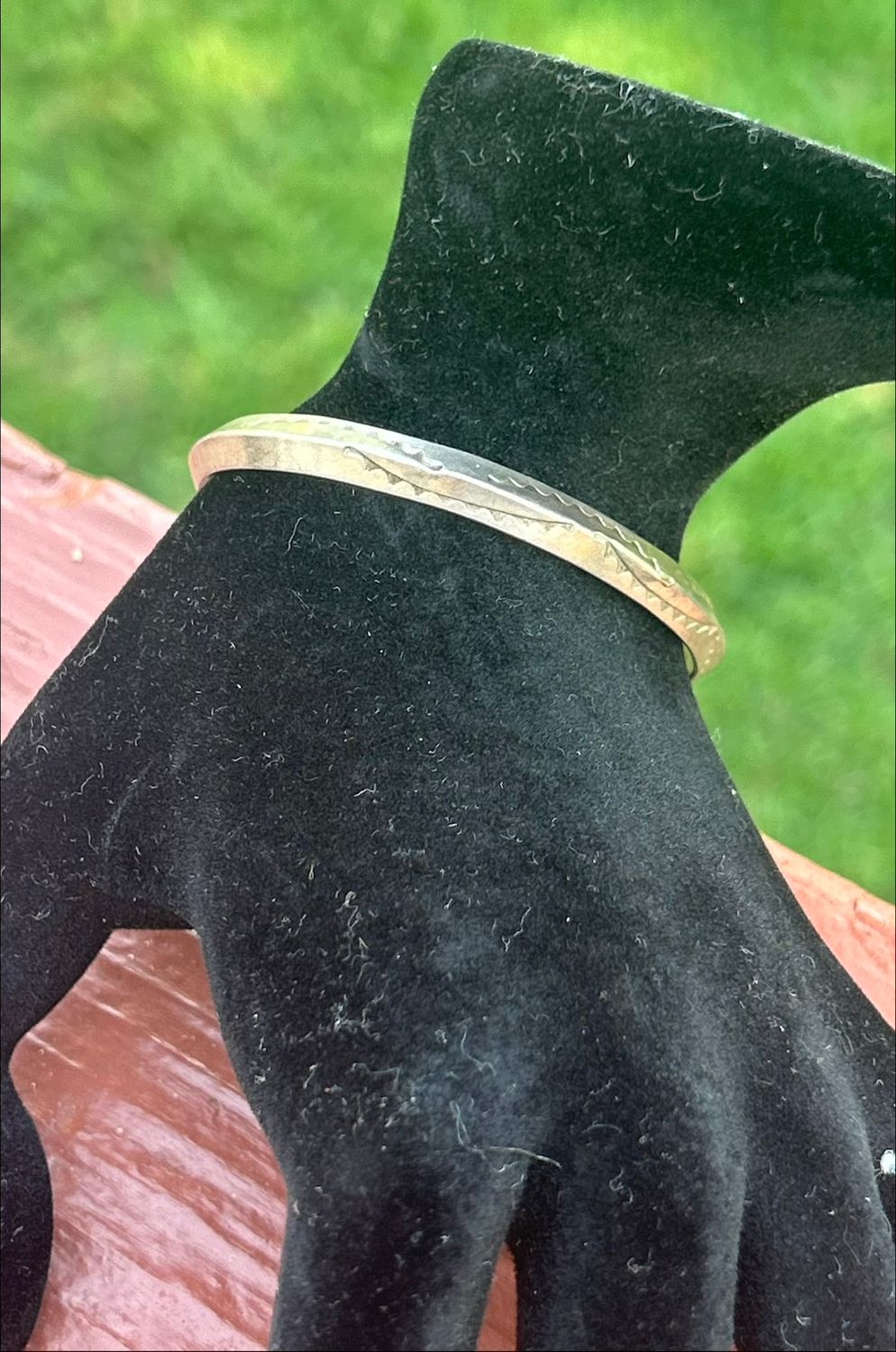 Navajo, Stamped Carinated Cuff