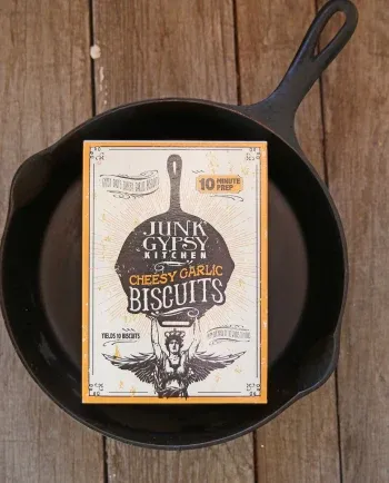 JG Kitch Biscuits - Chsy Garlic