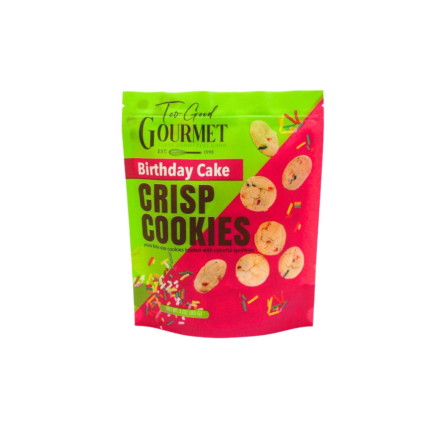 Birthday Cake Crisp Cookies 3 oz Bag