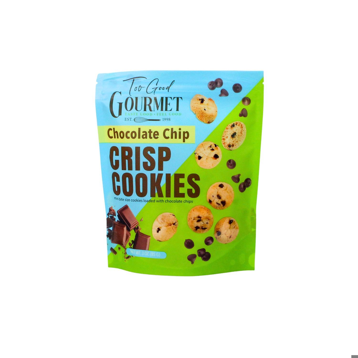 Chocolate Chip Crisp Cookies 3 oz Bag