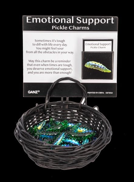 Emotional Support Pickle Charm