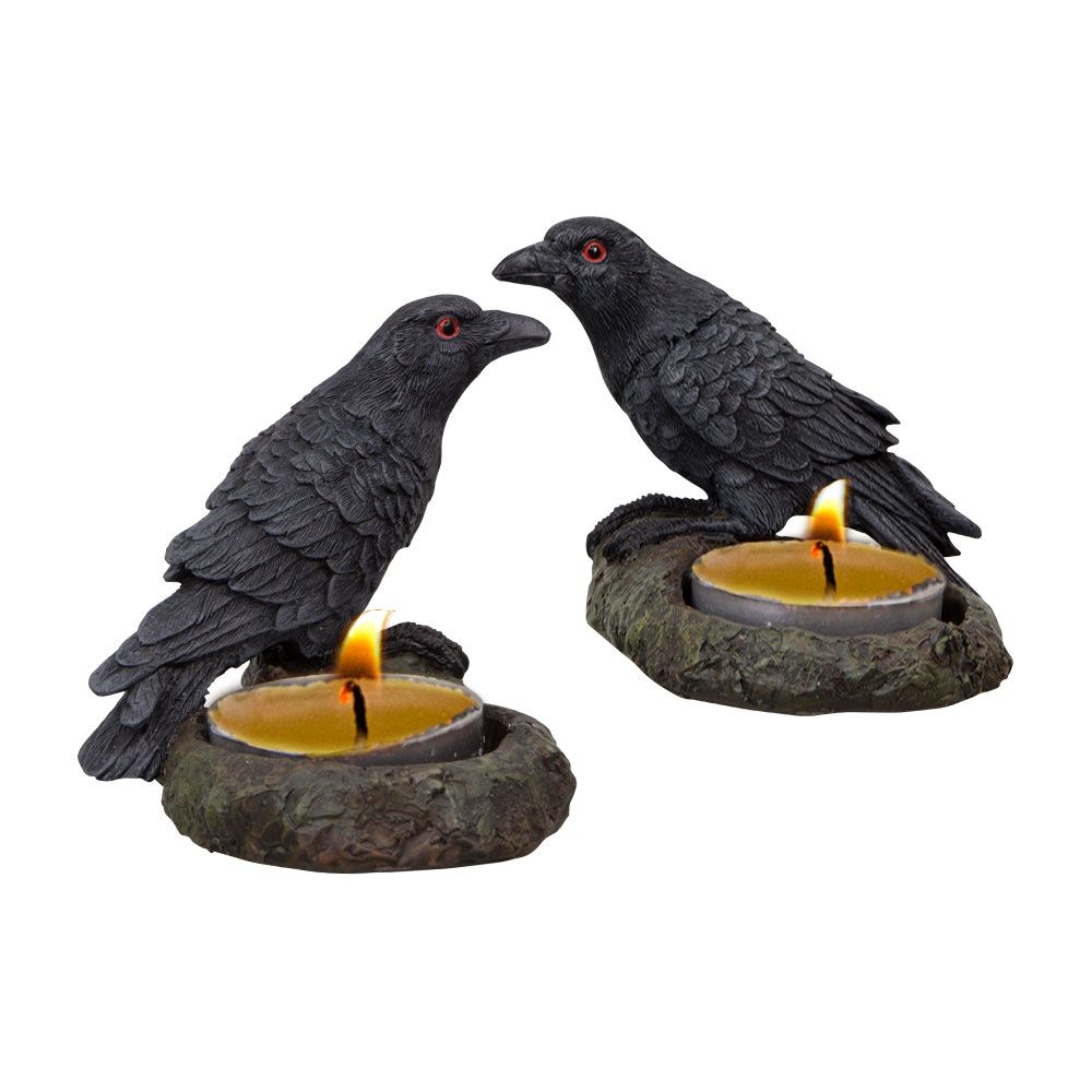 Raven Tea Lite Holder