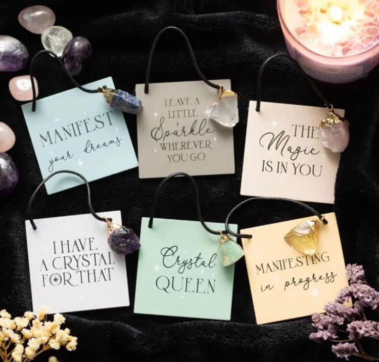 Mini Magic Sign w/Crystals