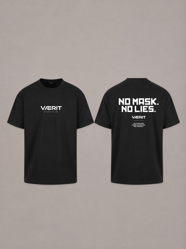 VÆRIT Oversized Shirt - Black