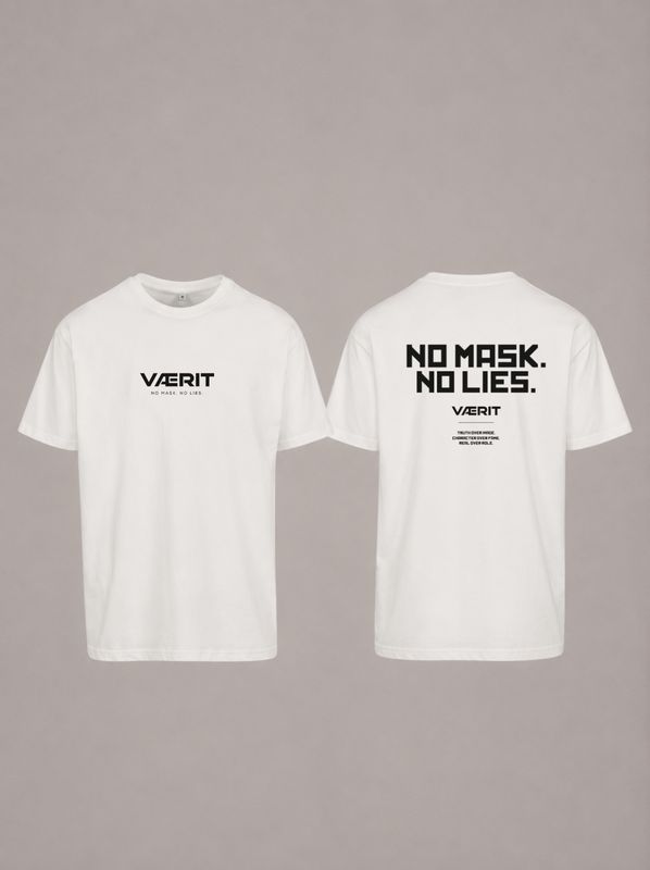 VÆRIT Oversized Shirt - White
