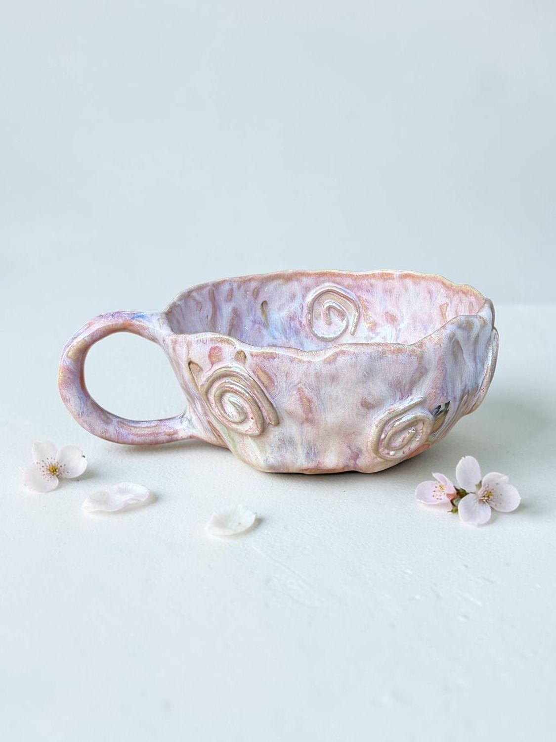 Pink spiral