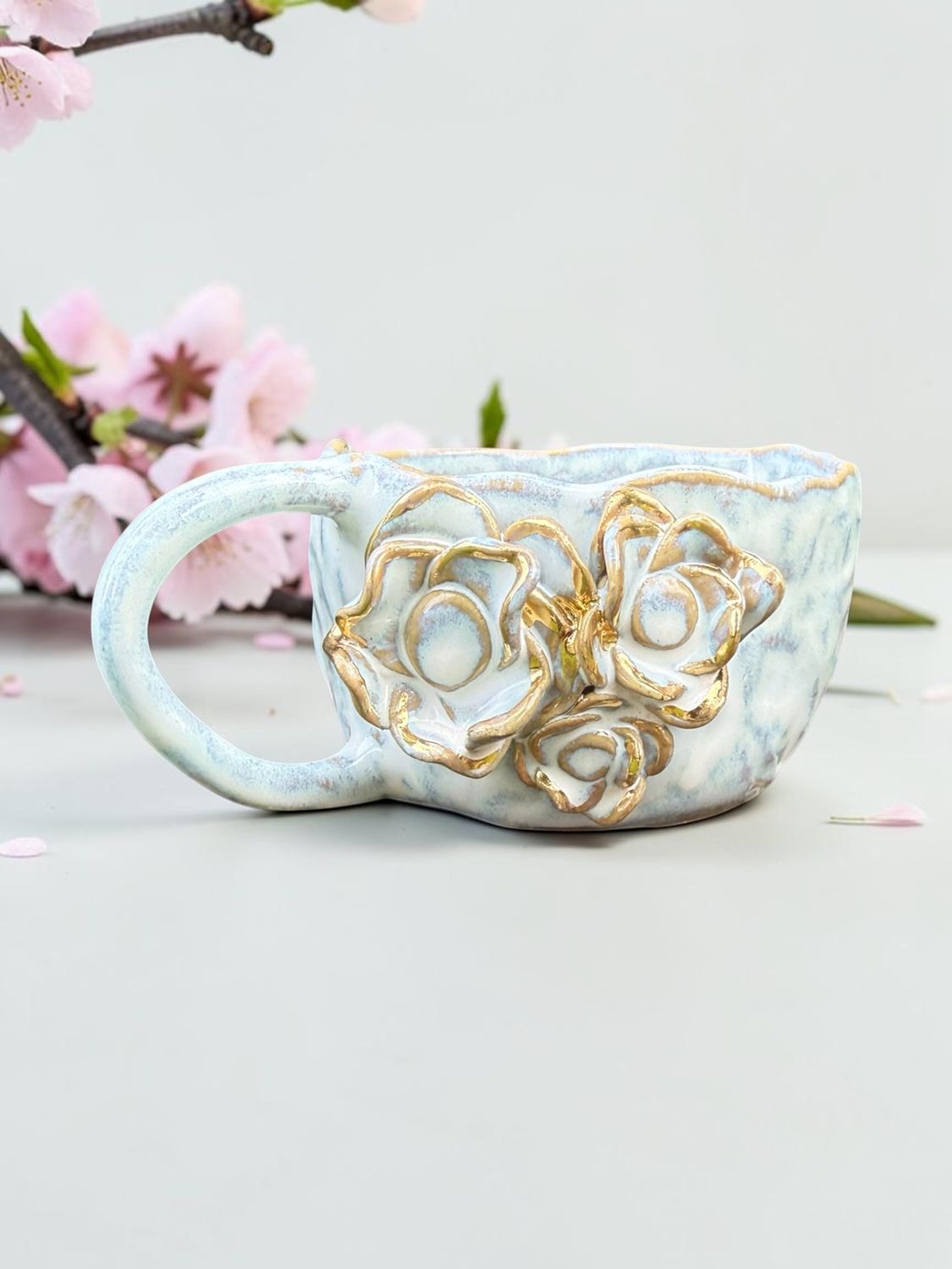 Gilded flowers