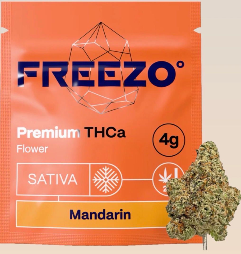 FREEZO: 4g Flower Uncoated - Mandarin SATIVA