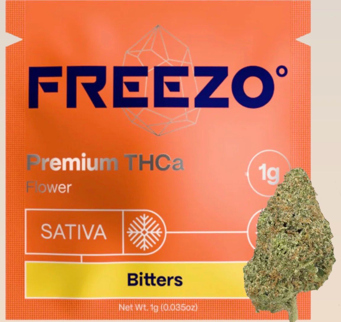 FREEZO: 1g Flower Uncoated - Bitters SATIVA