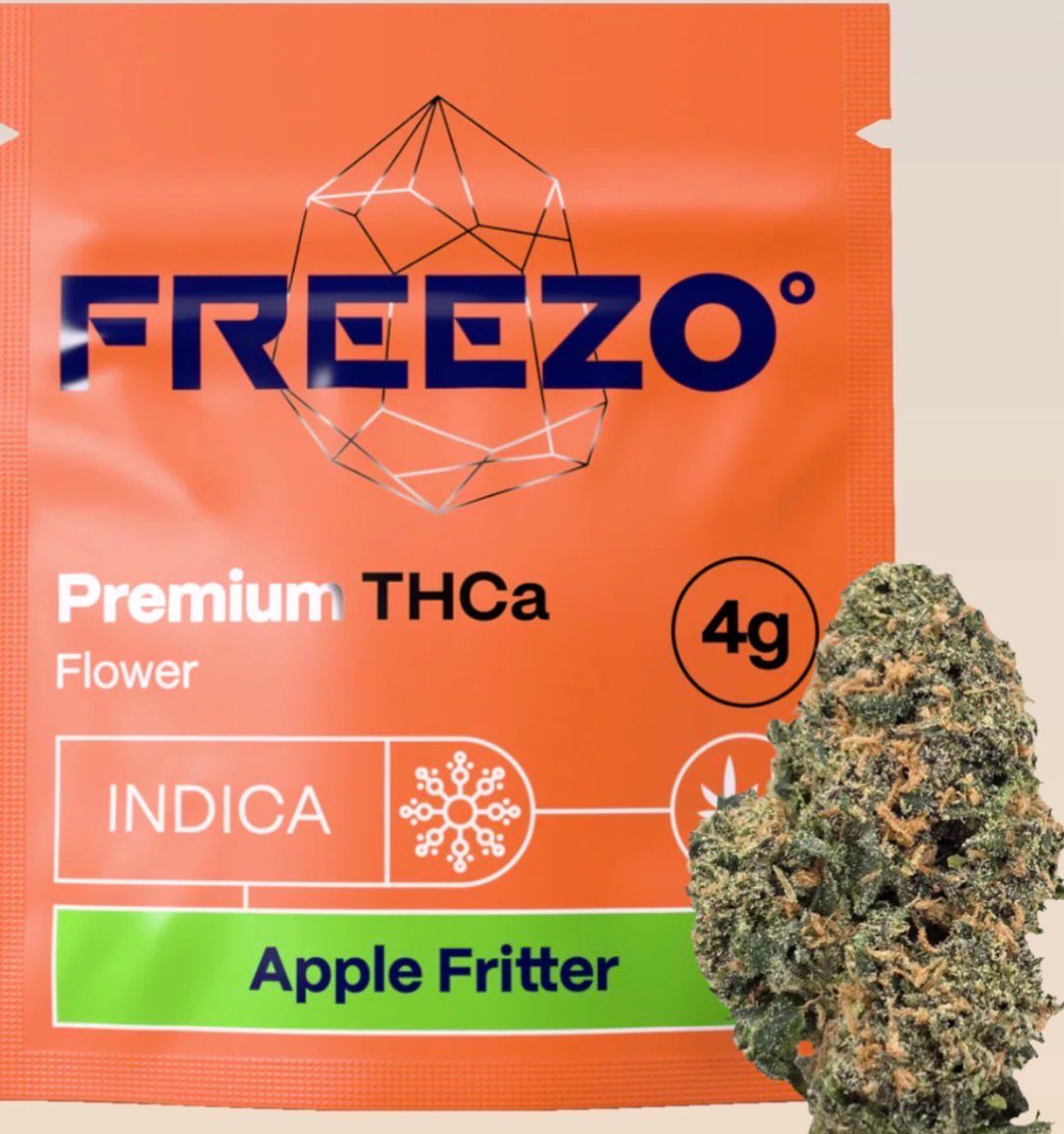 FREEZO: 4g Flower Uncoated - Apple Fritter INDICA