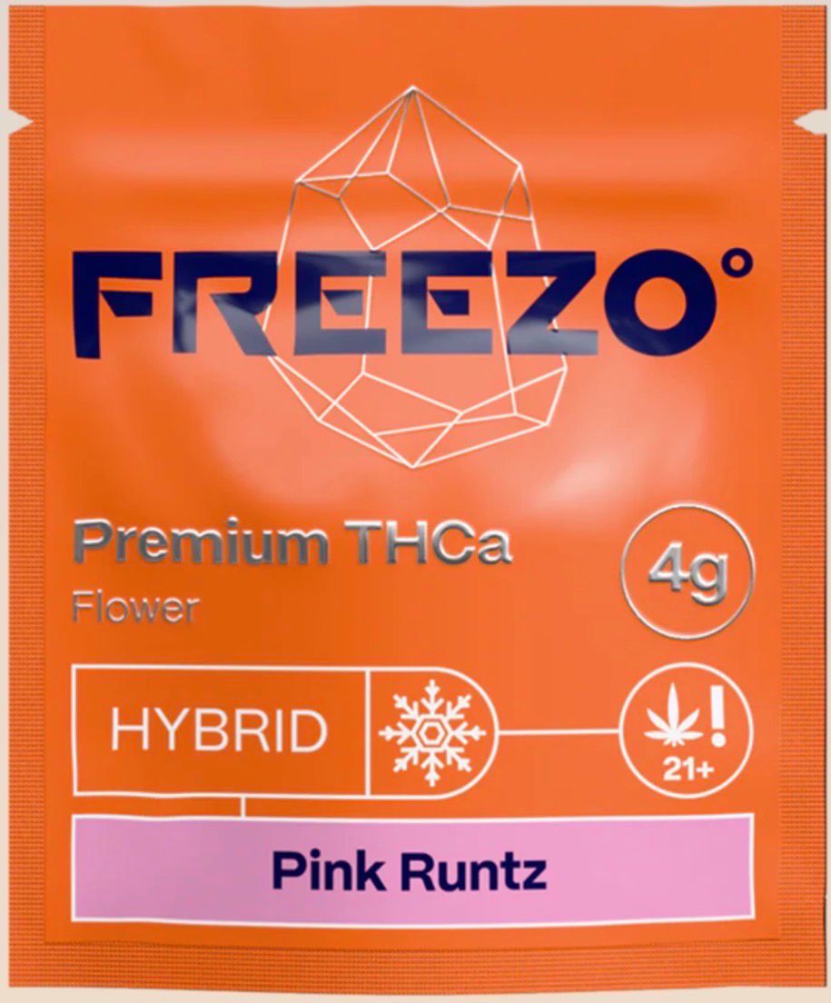 FREEZO: 4g Flower Uncoated - Pink Runtz HYBRID