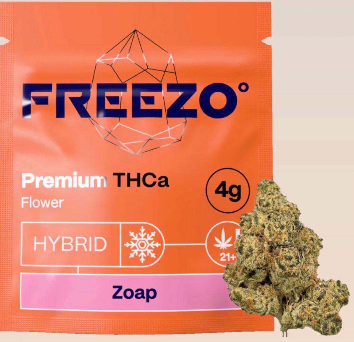 FREEZO: 4g Flower Uncoated - Zoap HYBRID