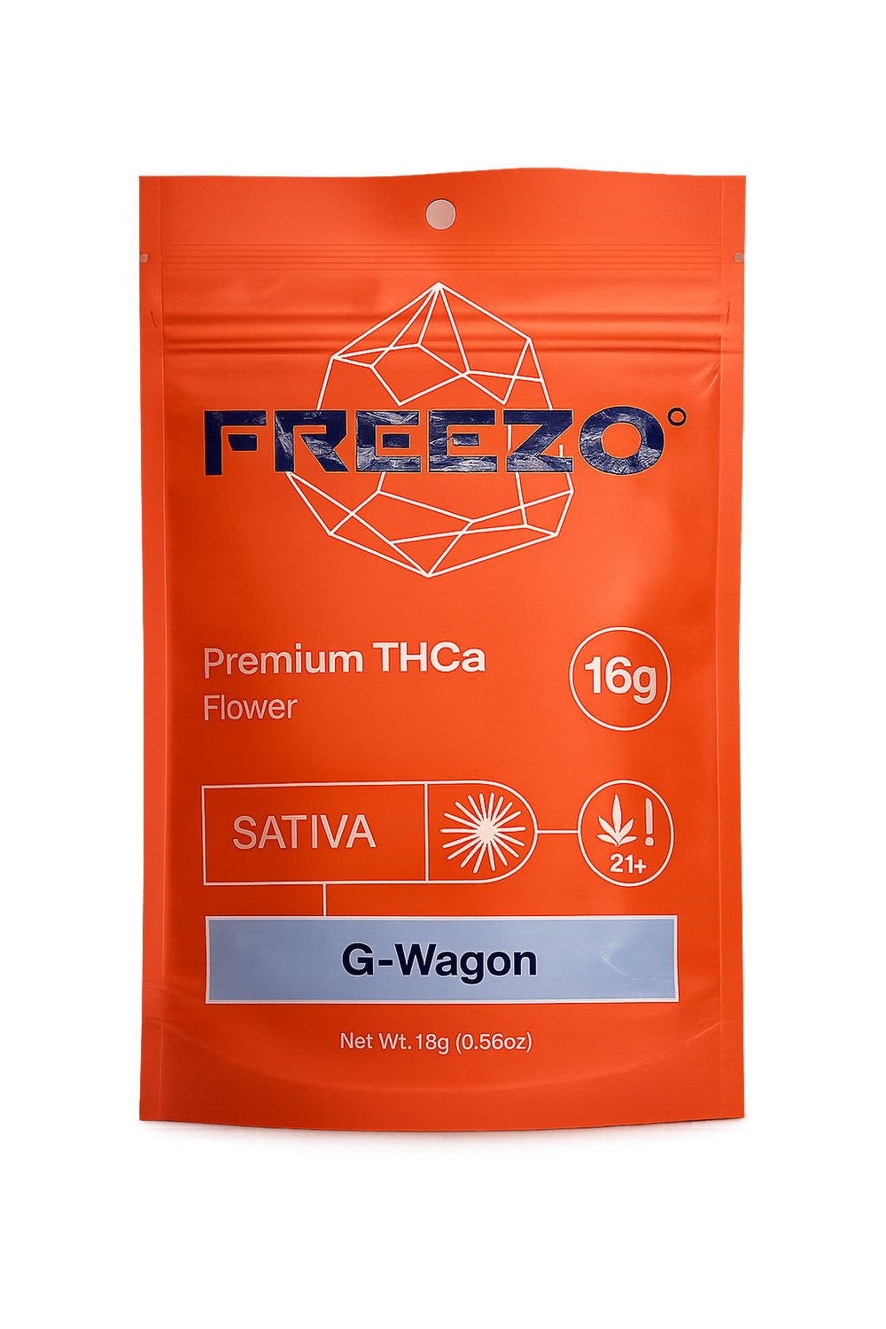 FREEZO: 16g Flower Uncoated - G-Wagon SATIVA