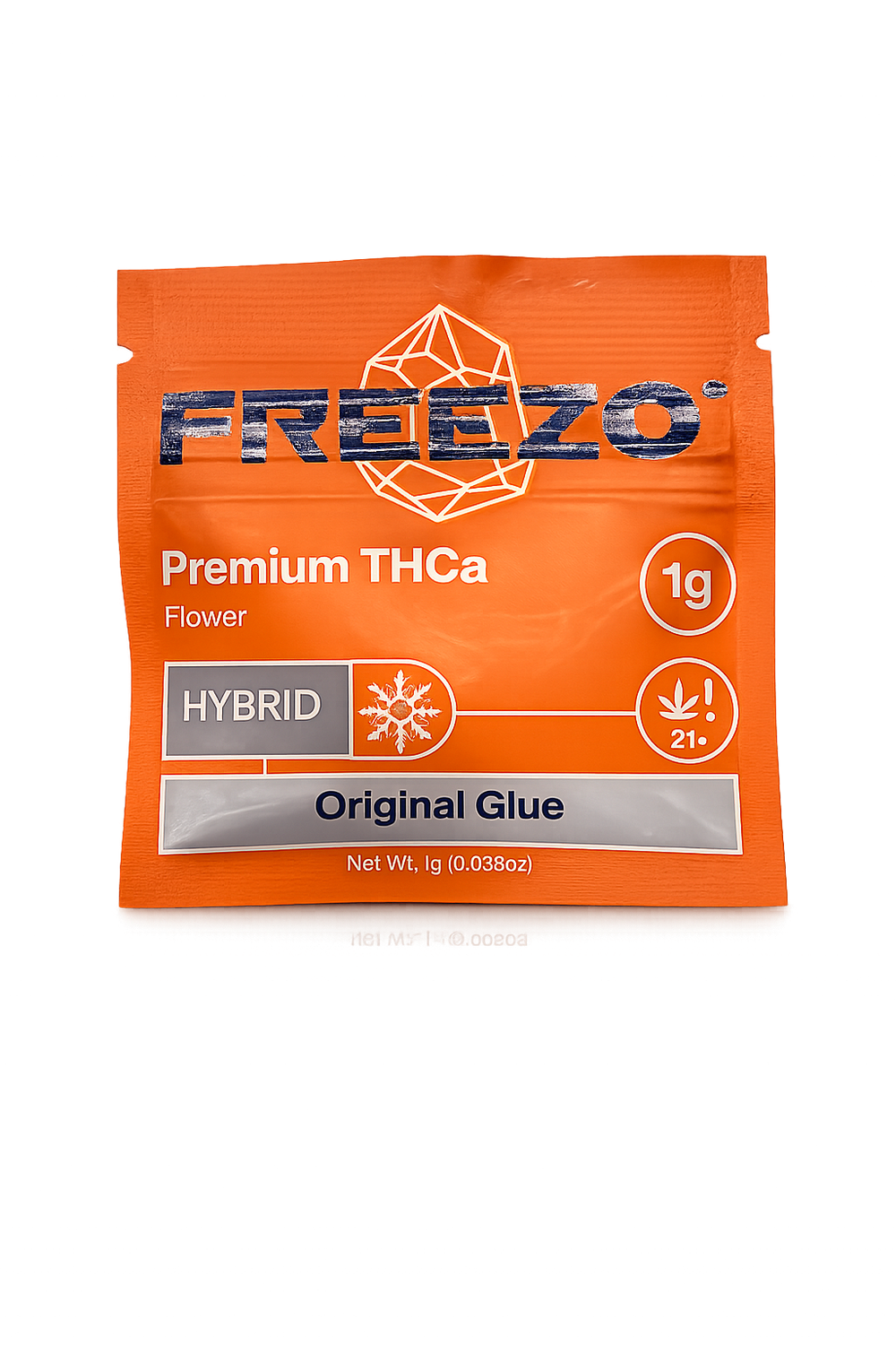 FREEZO: 1g Flower Uncoated - Original Glue HYBRID