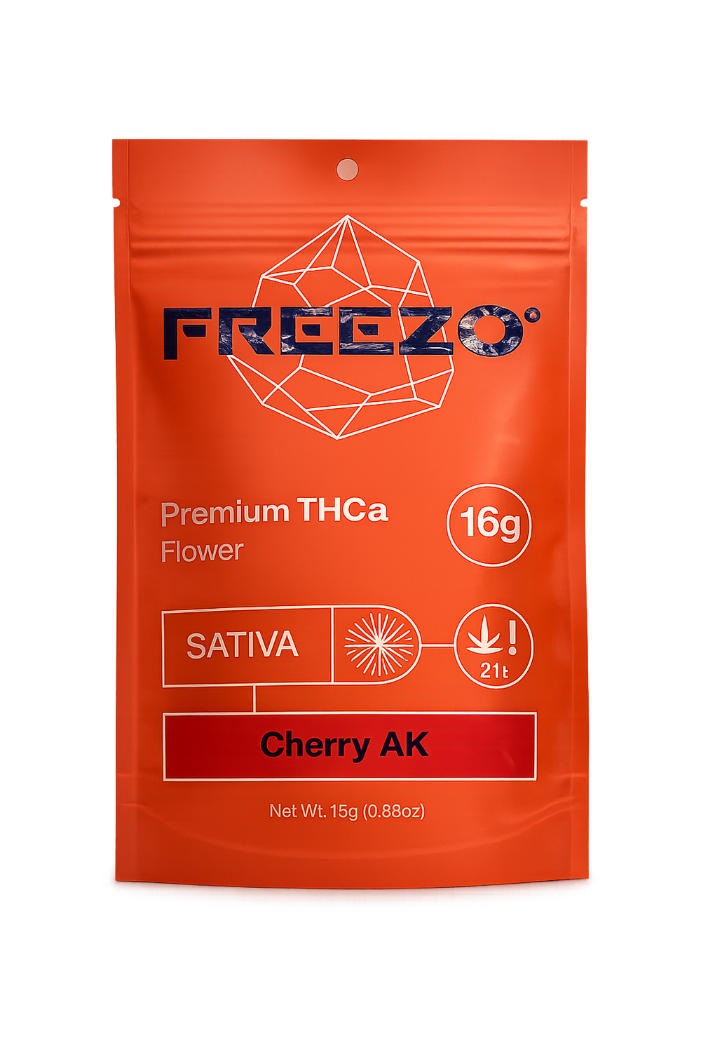 FREEZO: 16g Flower Uncoated - Cherry AK SATIVA
