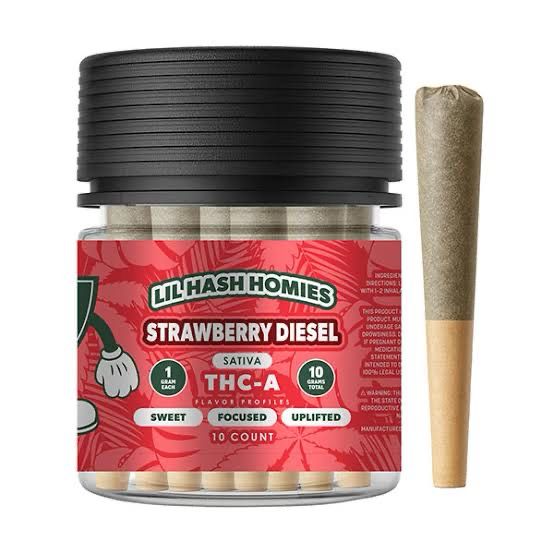Hidden Hills: Lil Hash Homies • 10pk THC-A Pre-Rolls - Strawberry Diesel SATIVA