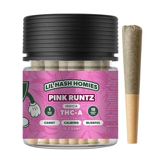Hidden Hills: Lil Hash Homies • 10pk THC-A Pre-Rolls - Pink Runtz INDICA
