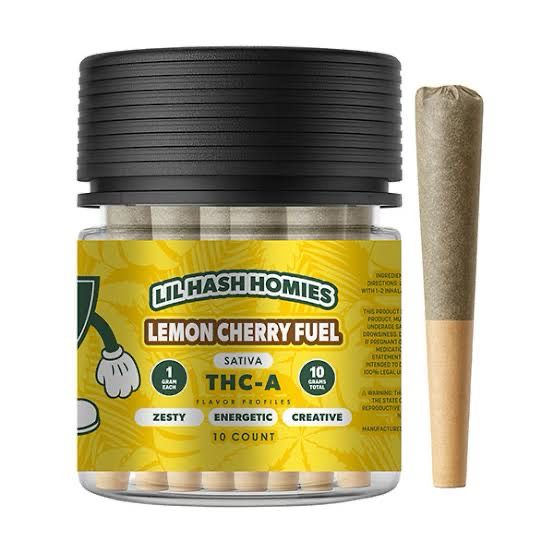 Hidden Hills: Lil Hash Homies • 10pk THC-A Pre-Rolls - Lemon Cherry Fuel SATIVA