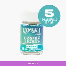 COAST Exotics - 5pk THCA PreRolls - Cosmic Lights HYBRID