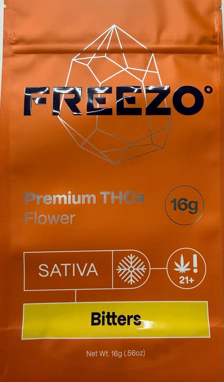 FREEZO: 16g Flower (smalls) Uncoated - Bitters SATIVA/HYBRID