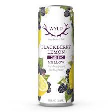 WYLD: 10mg D9 THC Infused Sparking Water - Blackberry Lemon