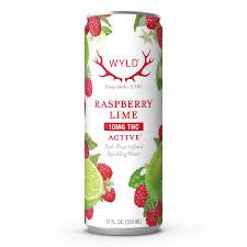 WYLD: 10mg D9 THC Infused Sparking Water - Raspberry Lime