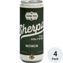 Sherpa: 10mg THC Seltzer - Watermelon