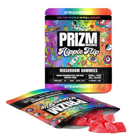 PRIZM Micros: 4000mg Magic Mushroom Gummies - Strawberry