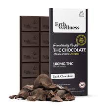 Erth Wellness: 100mg Live Resin THC Chocolate - Dark Chocolate
