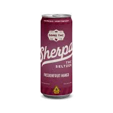 Sherpa: 10mg THC Seltzer - Passionfruit Mango