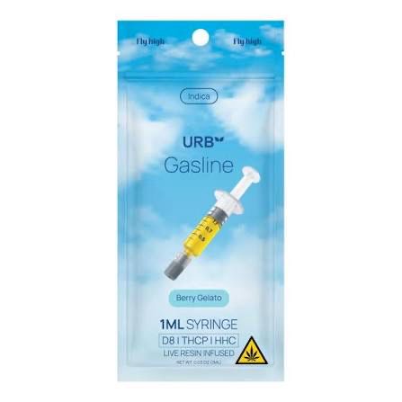 URB Gasline: 1ML Syringe • Live Resin Infused - Gas Berry HYBRID