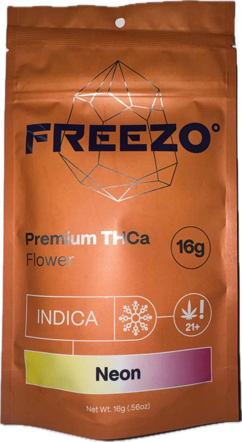 FREEZO: 16g Flower Uncoated - Neon INDICA