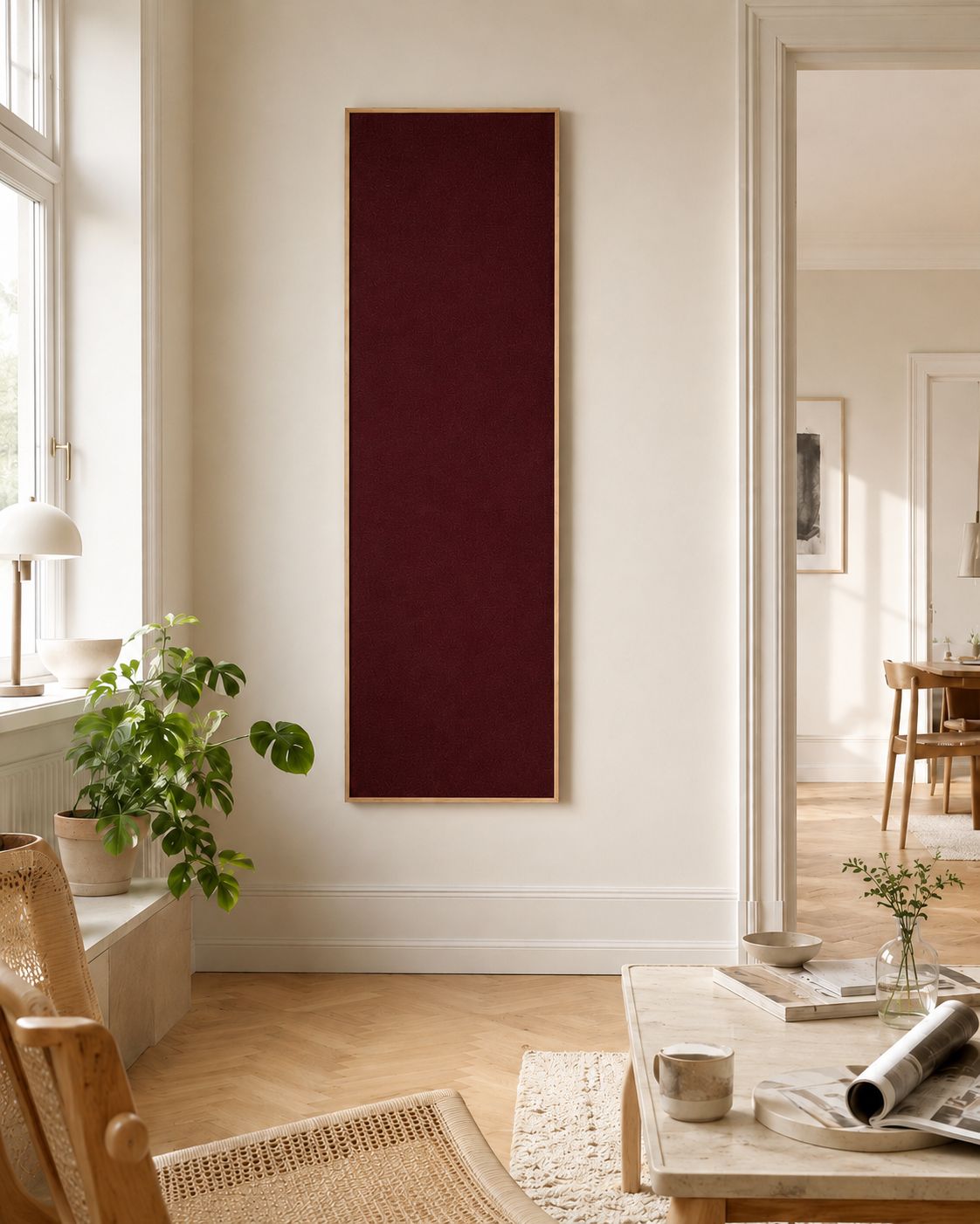 VEV Frame - Blans Ensfarvet