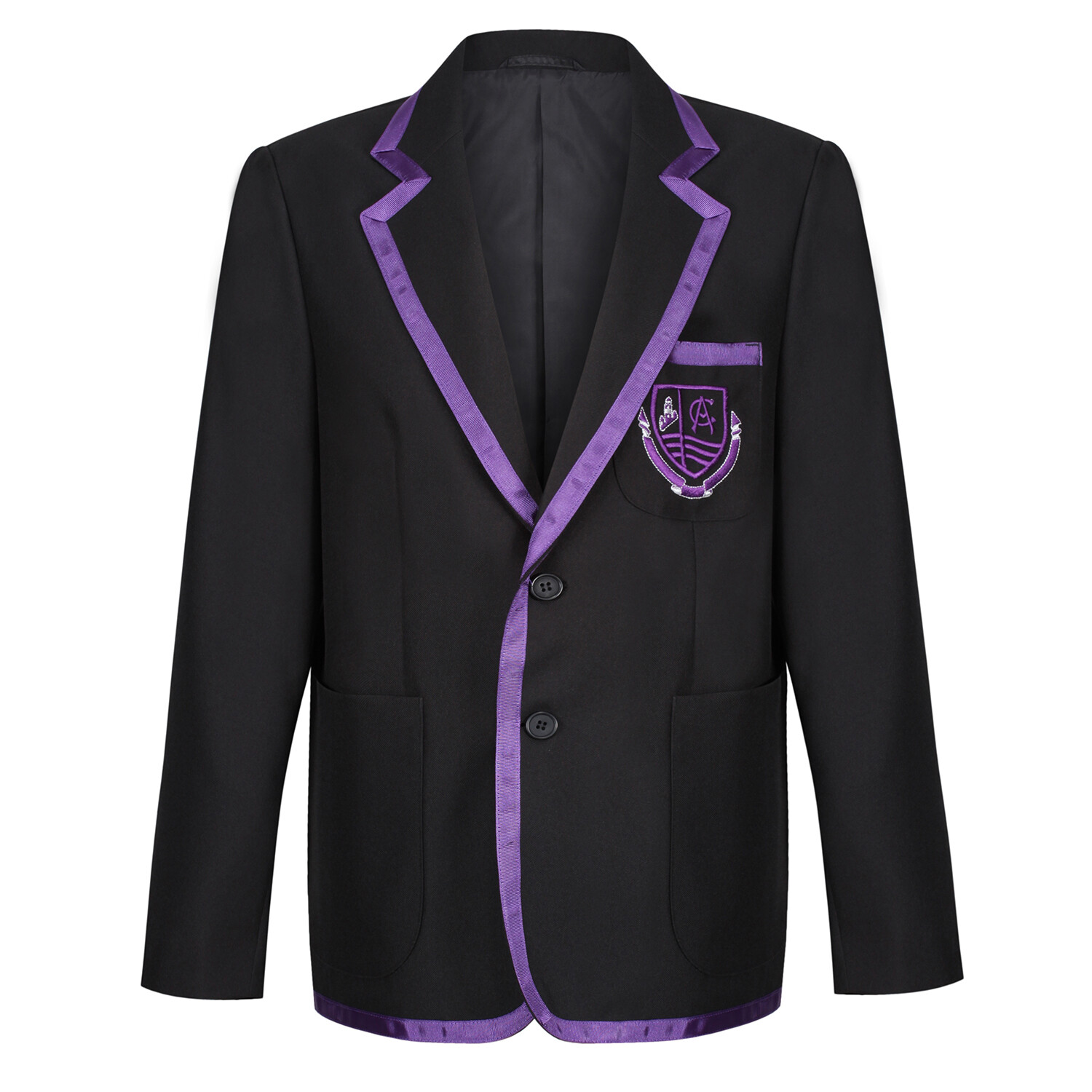 Clydeview Academy Polyester Blazer with Braid