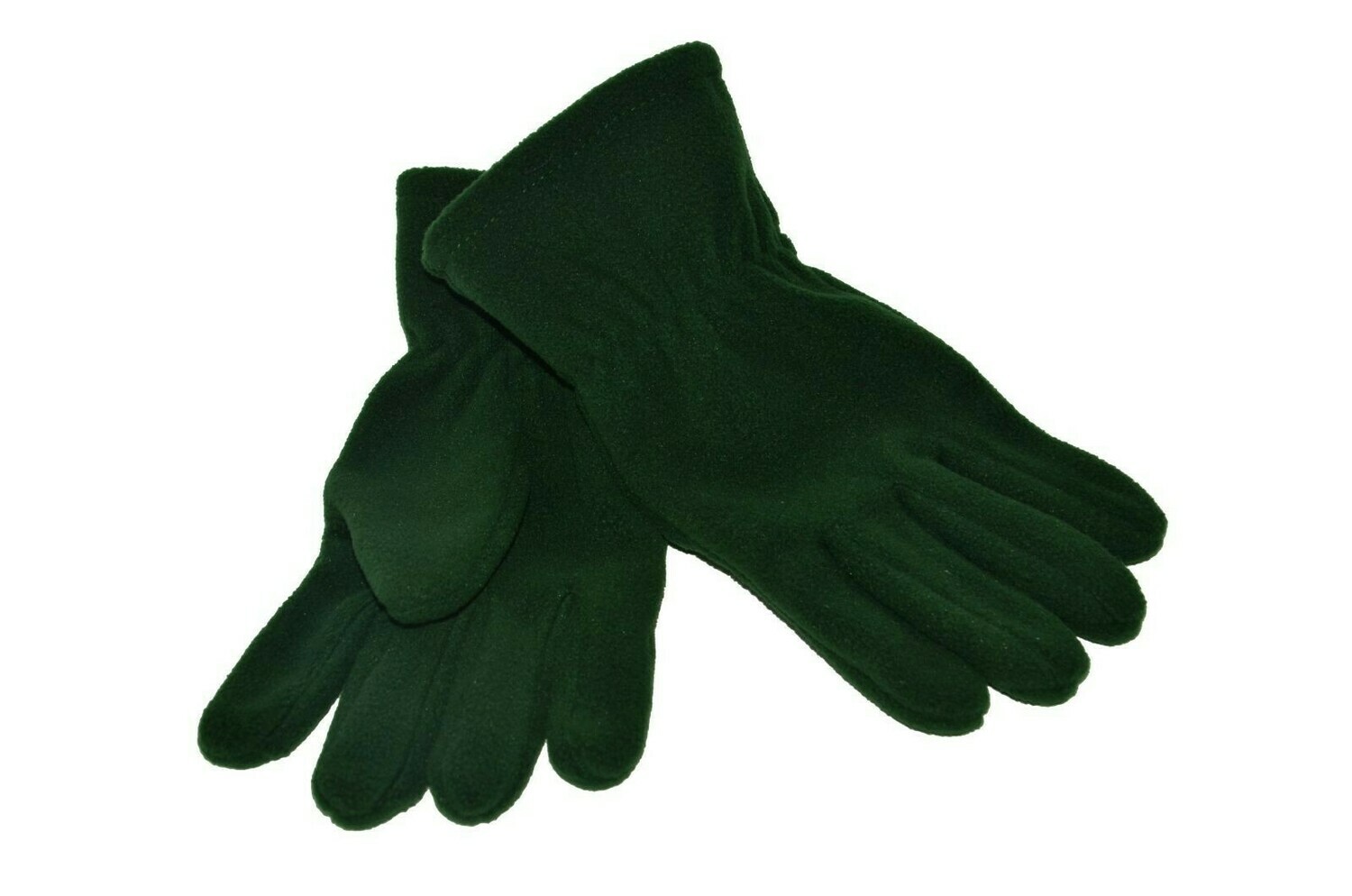 'Bottle Green' Fleece Gloves